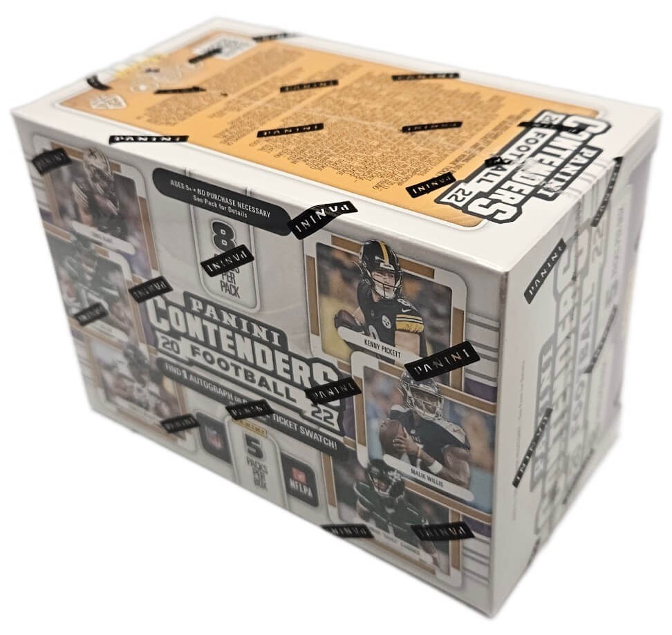 2022 Panini Contenders Football Sealed 5 Pack Blaster Box 40 Cards 1 Hit Per Box
