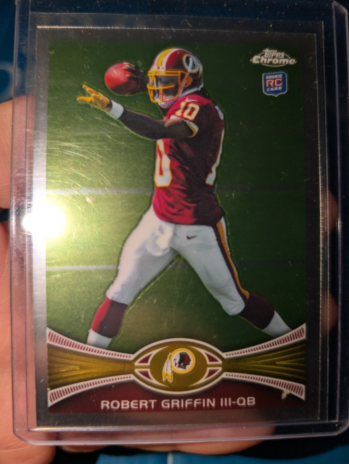 2012 Topps Chrome #200 Robert Griffin III ROOKIE CARD 🔥FREE SHIPPING 🏈