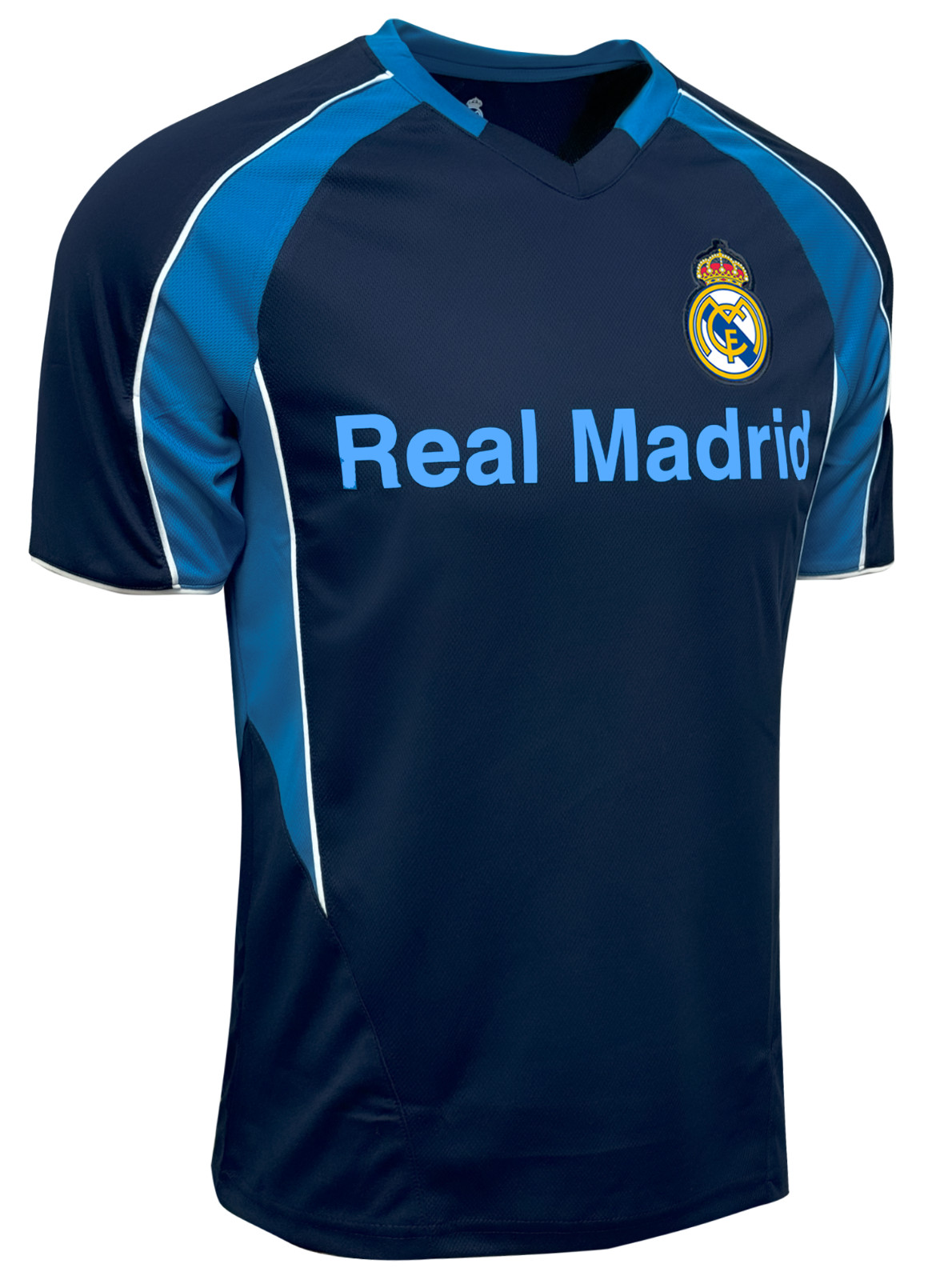 Adult Real Madrid Navy Jersey – Crest Logo – Modern Design