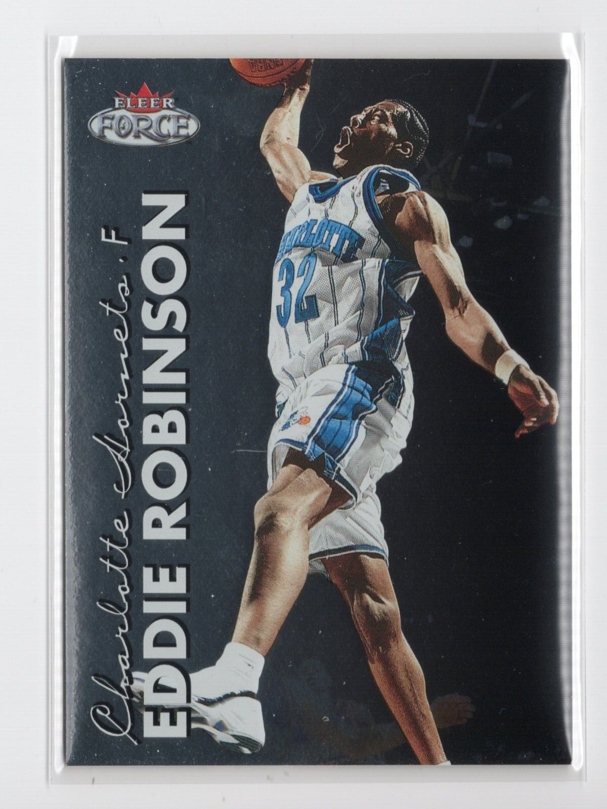 1999-00 Fleer Force Eddie Robinson #207 Rookie /1600 Charlotte Hornets