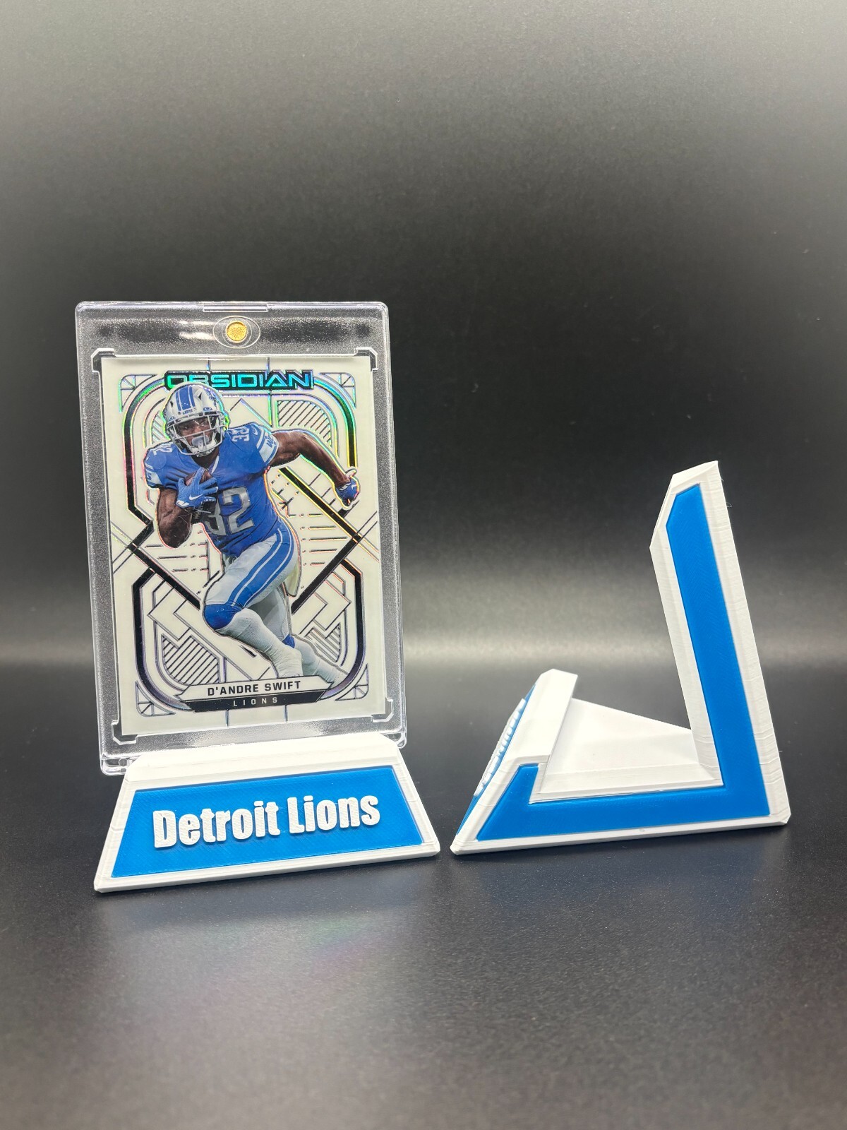 Personalized Sports/Trading Card Display Stand – Add Favorite Team, Name, City