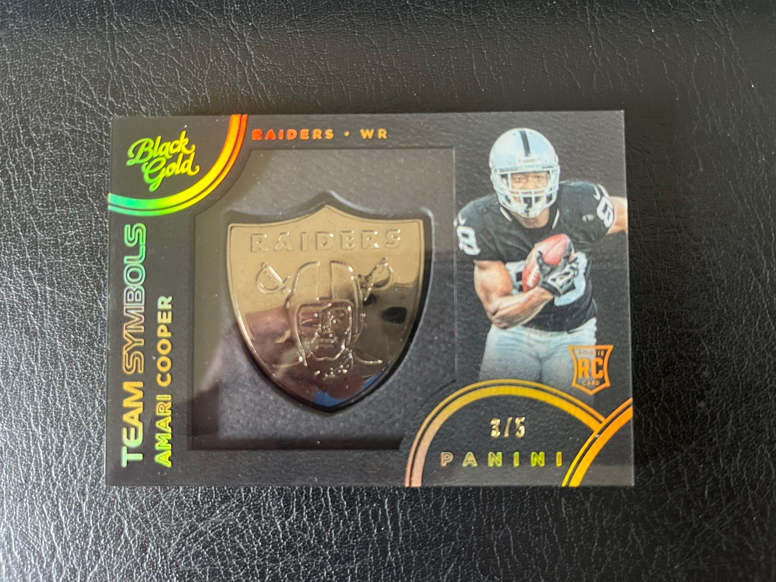 2015 Panini Black Gold Team Symbols Amari Cooper RC 3/5 #TMS-44