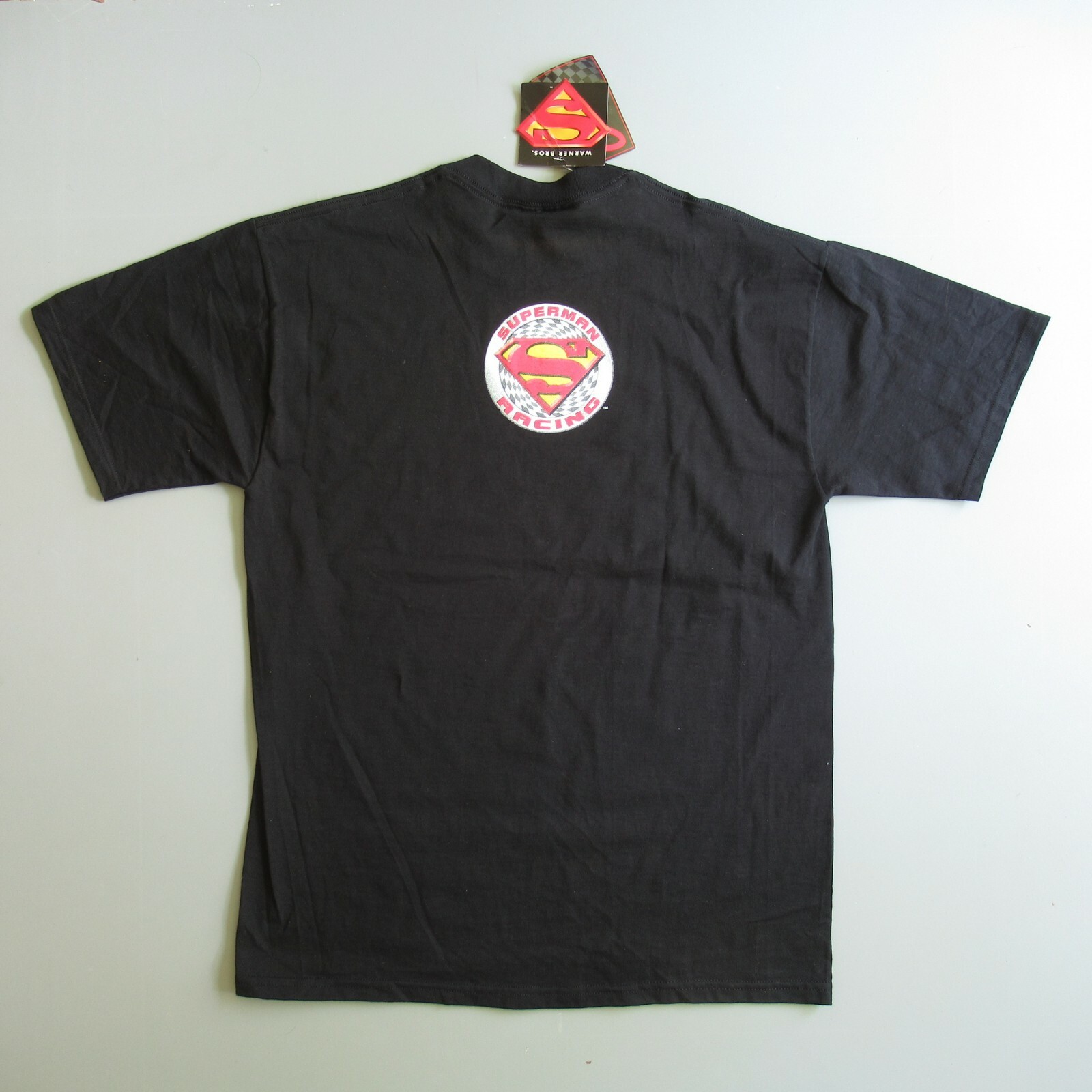 Vintage NASCAR Shirt Adult Large DC Comics Superman Racing Jeff Gordon 90s Mens
