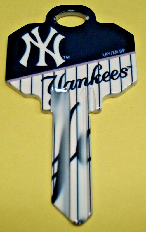New Schlage 2025 NEW YORK YANKEES MLB House Key Blank Schlage SC1 ILCO