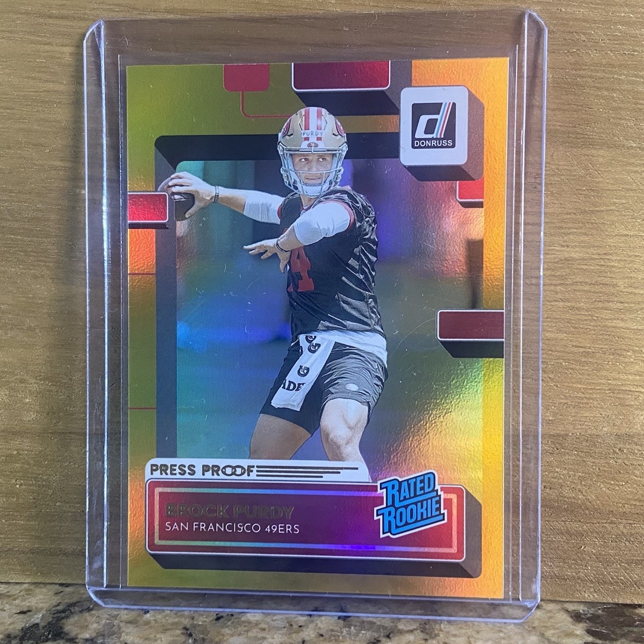 2022 Panini Donruss BROCK PURDY Rated Rookie #374 Press Proof Premium RC – Read