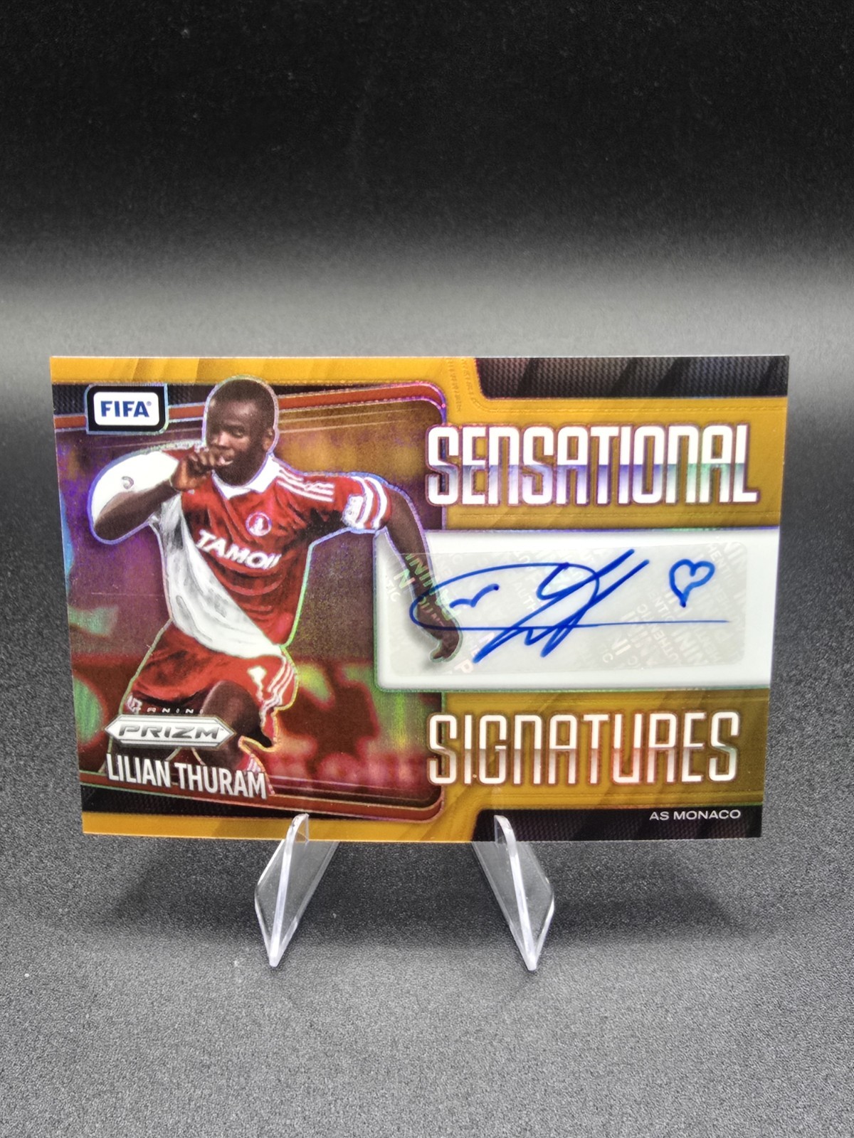 2025-2026 Prizm Fifa Lilian Thuram Sensational Signatures Auto 1/5 AC Milan