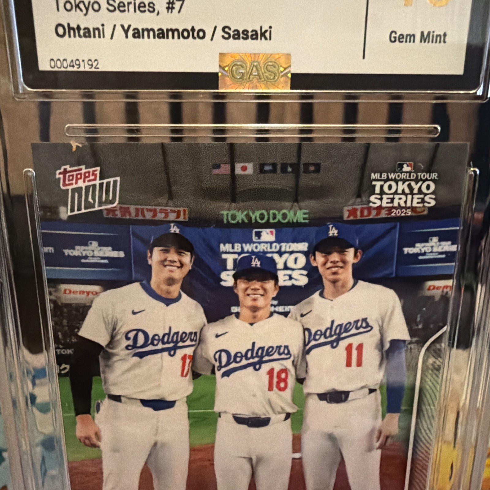 2025 Topps Tokyo Series Shohei Ohtani, Yoshinobu Yamamoto, Roki Sasaki RC