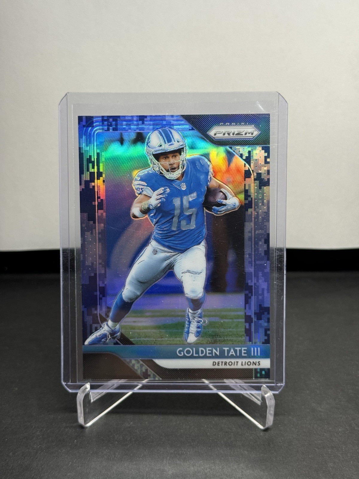 2018 Panini Prizm – Golden Tate #134 Camo Prizm /25