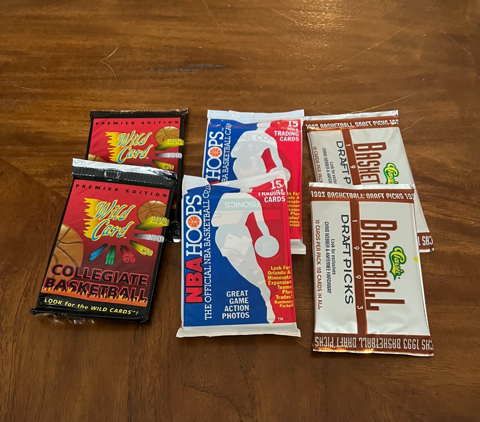 Hugh 160 Factory Sealed Card Lot: Hoops, Fleer, Skybox