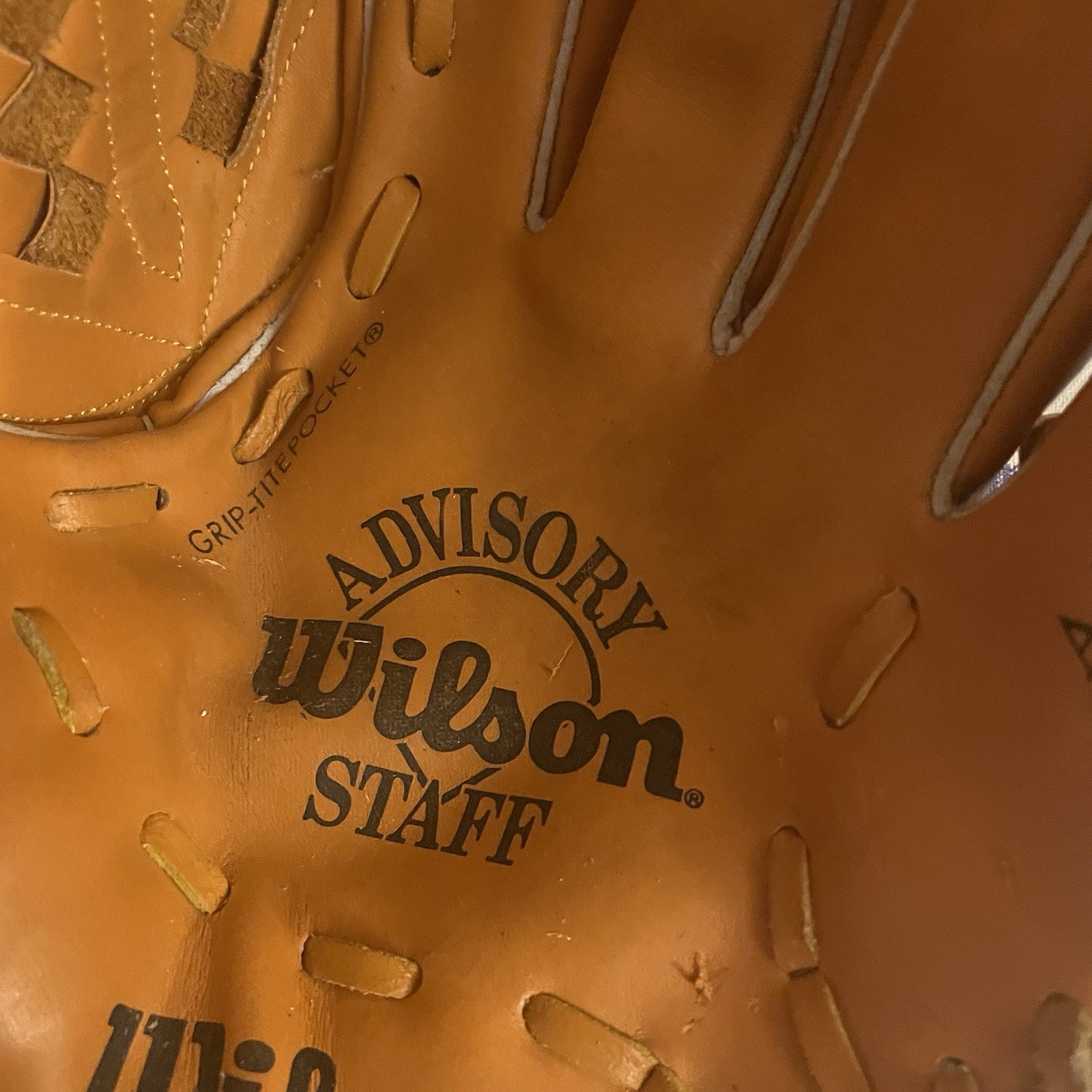 Wilson Advisory Staff A2489 Baseball Glove Dual Hinge 12.5″ Staff Leather RHT