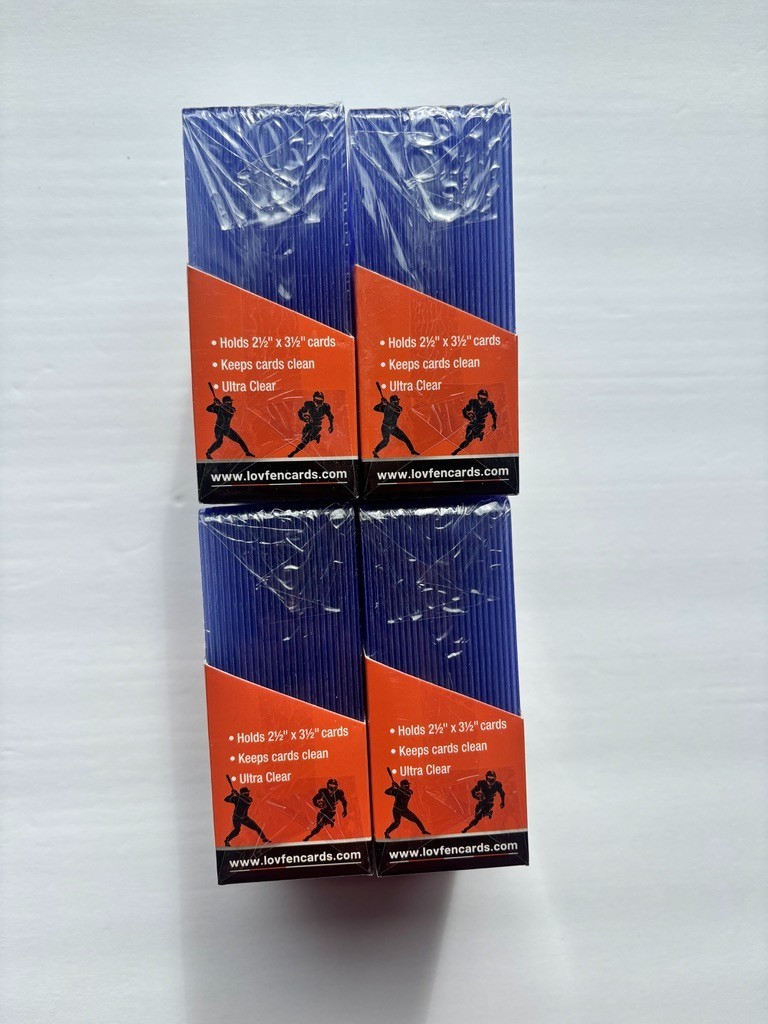 Lovfen Toploaders 100ct (4×25 Packs) 35pt 3×4 Card Holders Pokemon Baseball MTG