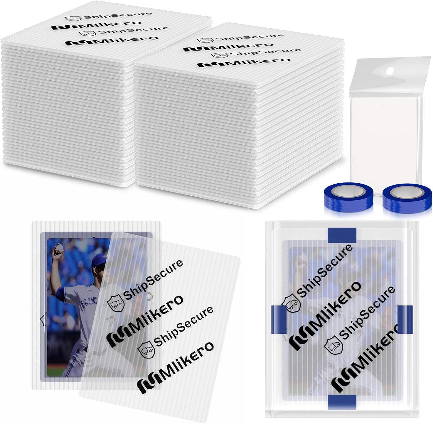 Shipping Protectors 110-Pack Trading Card Protector Shipping – 3.5 X 4.5 Inch