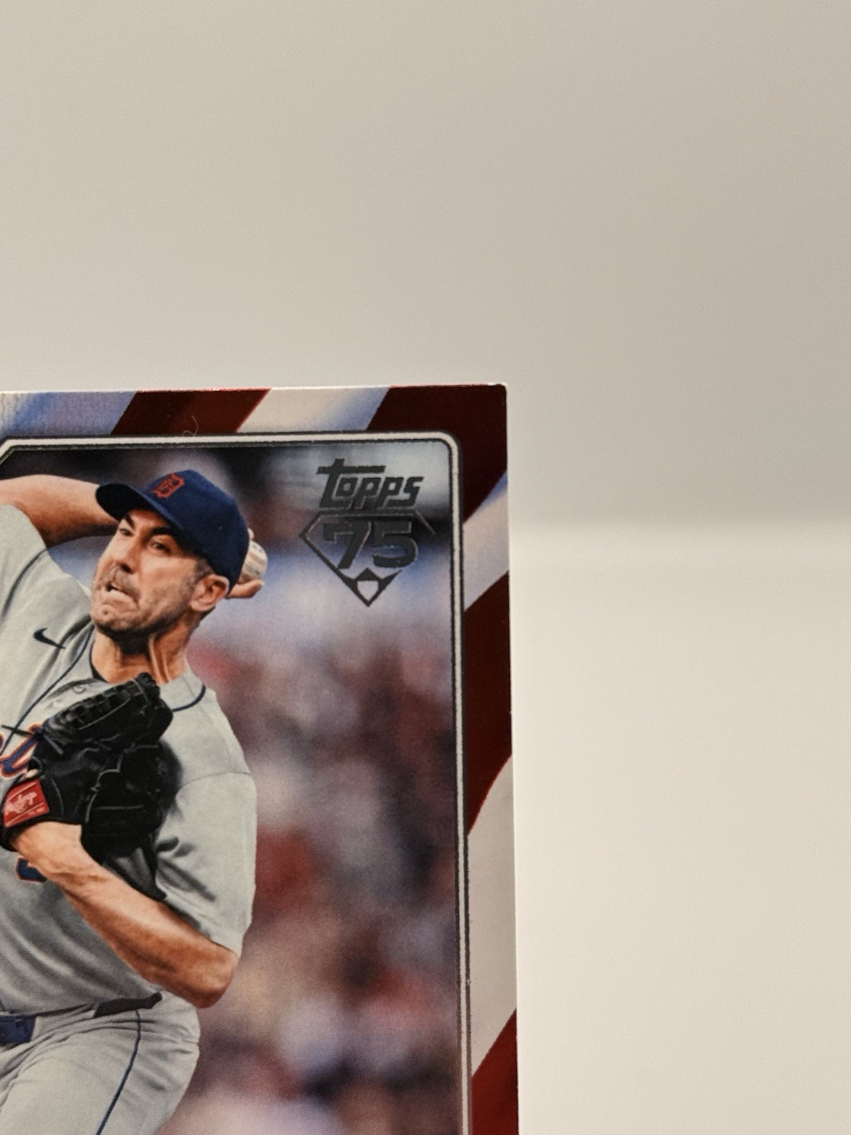 2026 Topps Chrome Series 2 Justin Verlander 415 Independence Day Numbered /76