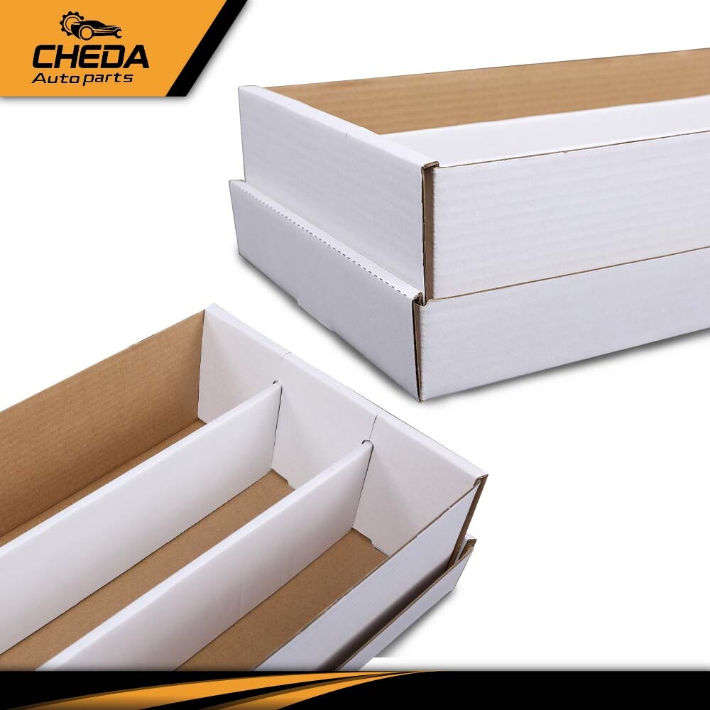 2x 3000 Count Super Shoe Cardboard Standard Trading/Gaming Card Storage Boxes