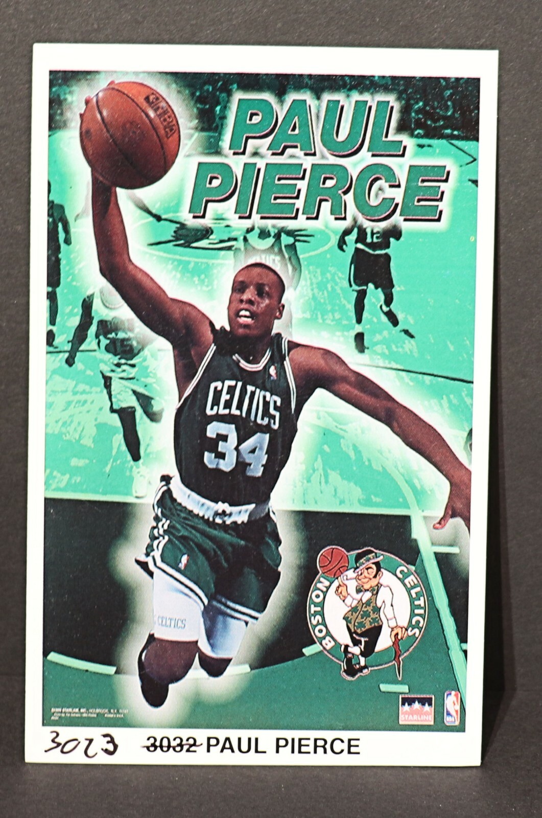 Paul Pierce Boston Celtics #3032 STARLINE NBA Mini Poster aprox 3 x 5 Inches(gd)