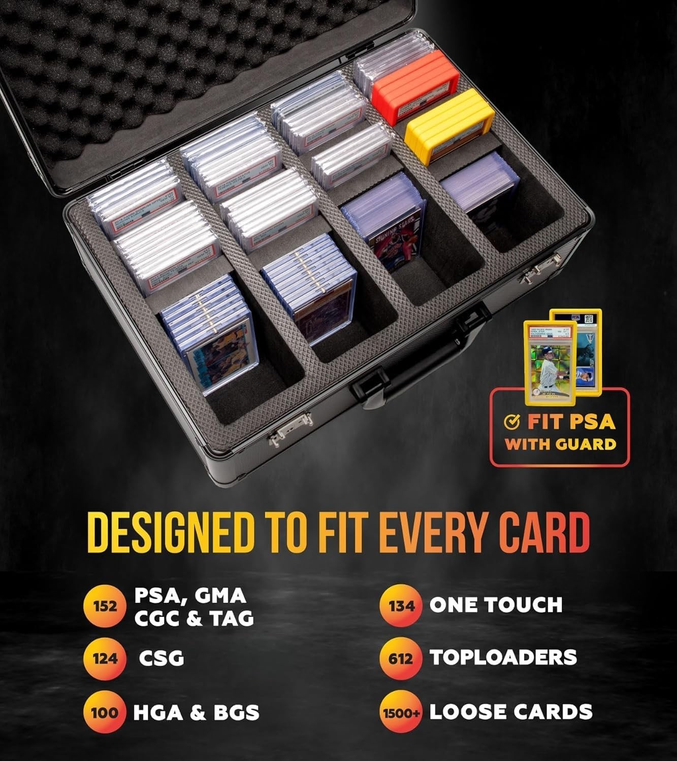 Protective Sports Card Case with Compact Design