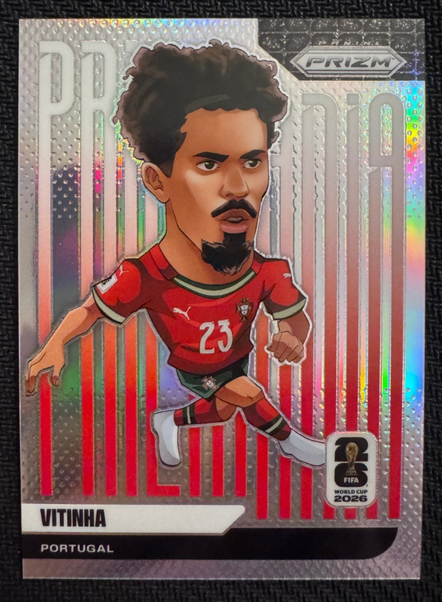 2026 PANINI PRIZM WORLD CUP #11 VITINHA PRIZMANIA RARE INSERT SSP PORTUGAL NM