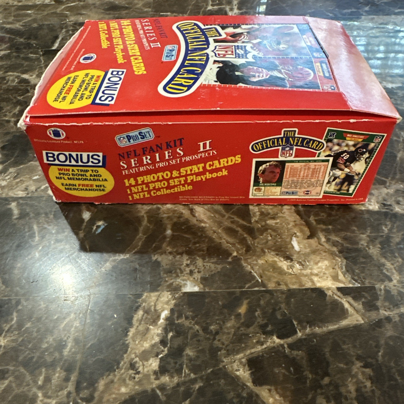 1989 NFL PRO SET SERIES II BOX 36 (UNOPENED) PACKS POSSIBLE BARRY SANDERS ROOKIE
