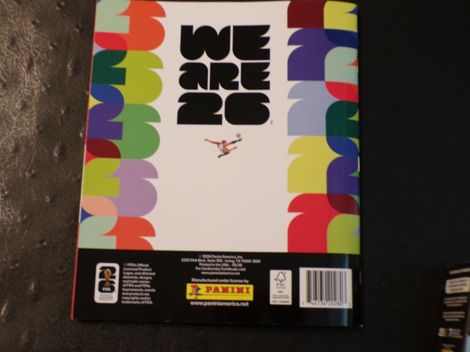 Panini World Cup 2026 – Soft Cover Album + 25 pack Sticker Box Combo