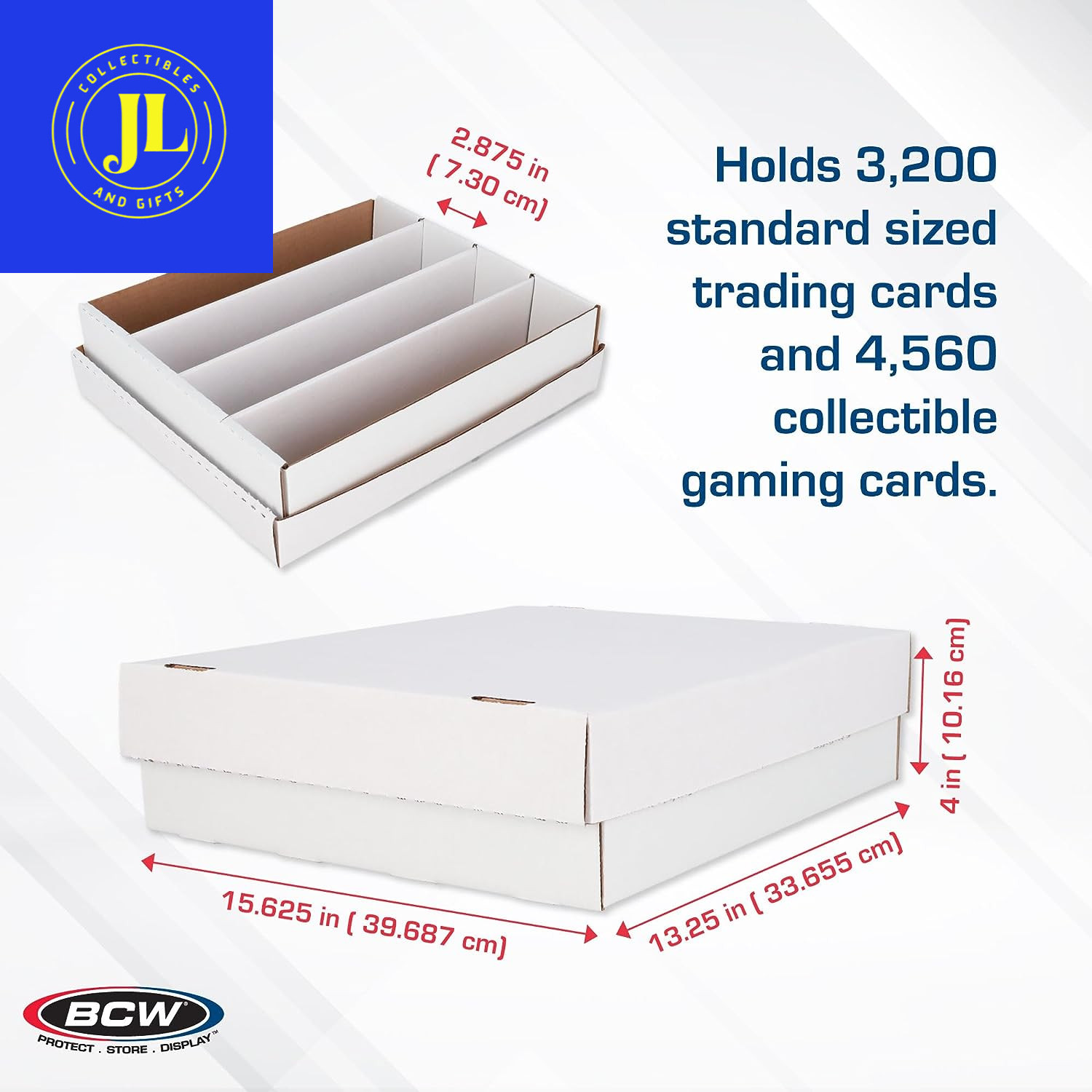 BCW Supplies Monster Storage Box Card Collection Protection Organization 3200ct