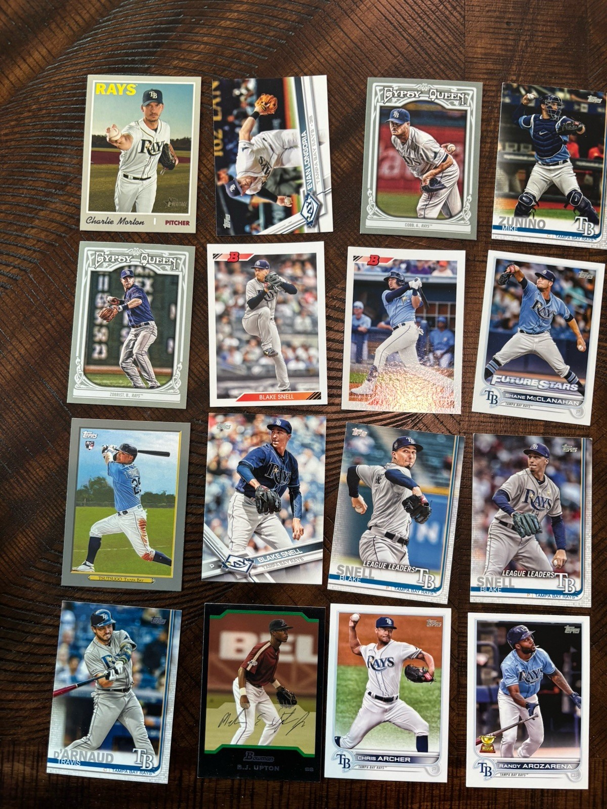 Lot Of 3200 Tampa Bay Rays Alex Cobb, Chris Archer, Randy Arozarena and More!