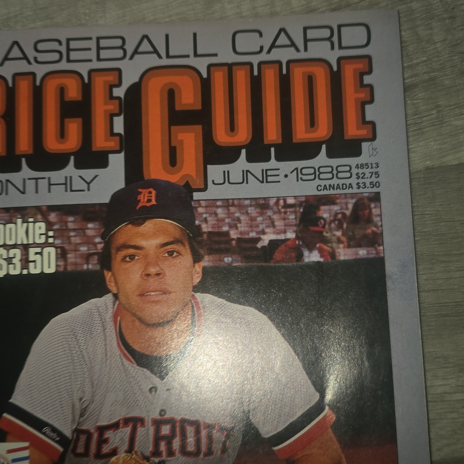Baseball Card Price Guide Monthly June 1988 Price Guide Gregg Jefferies