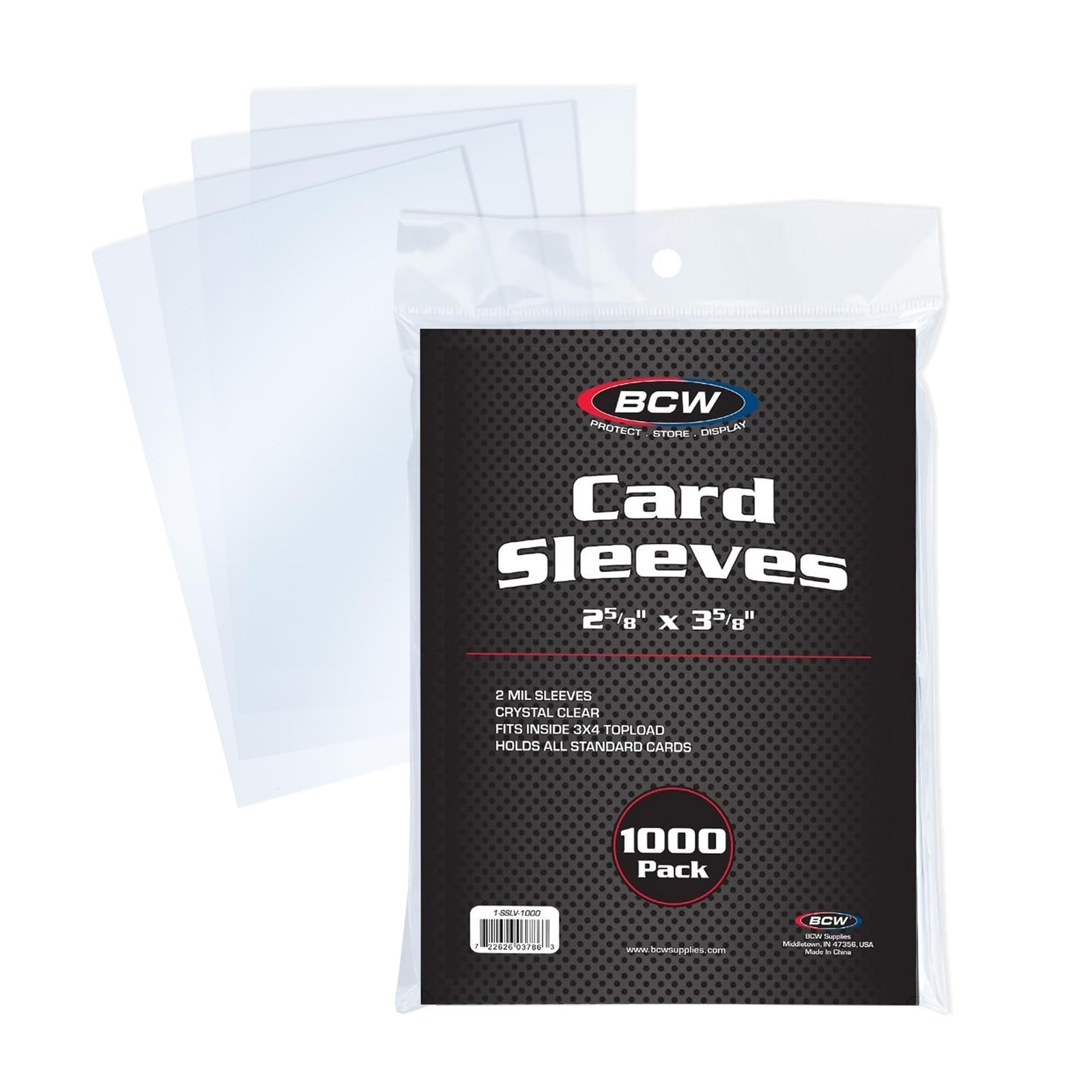 Penny Sleeves – 1000 Crystal Clear Acid-Free Sleeves – 2-5/8″ x 3-5/8″ | for …