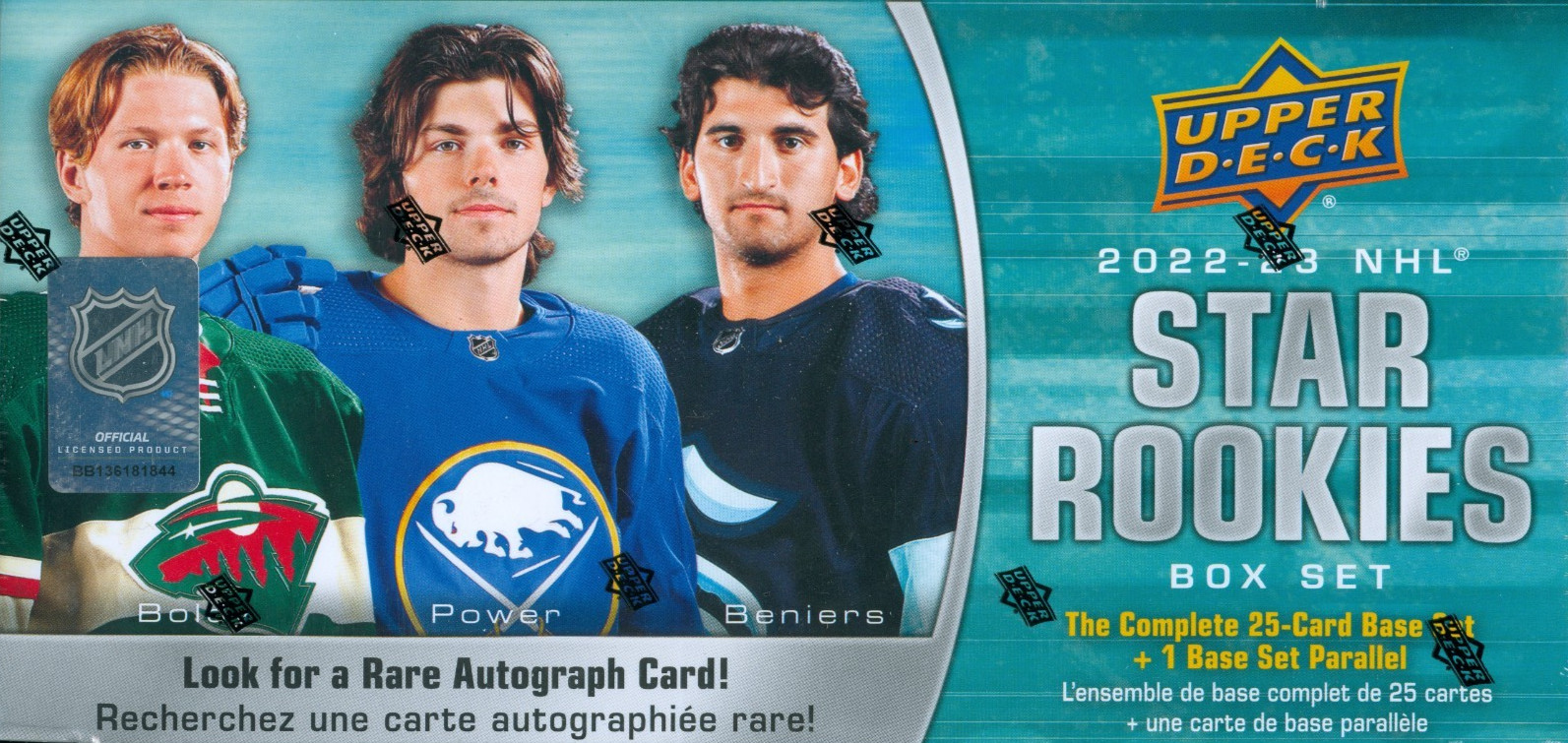 2022-23 Upper Deck NHL Star Rookies Hockey Factory Sealed Box 20-Set Case
