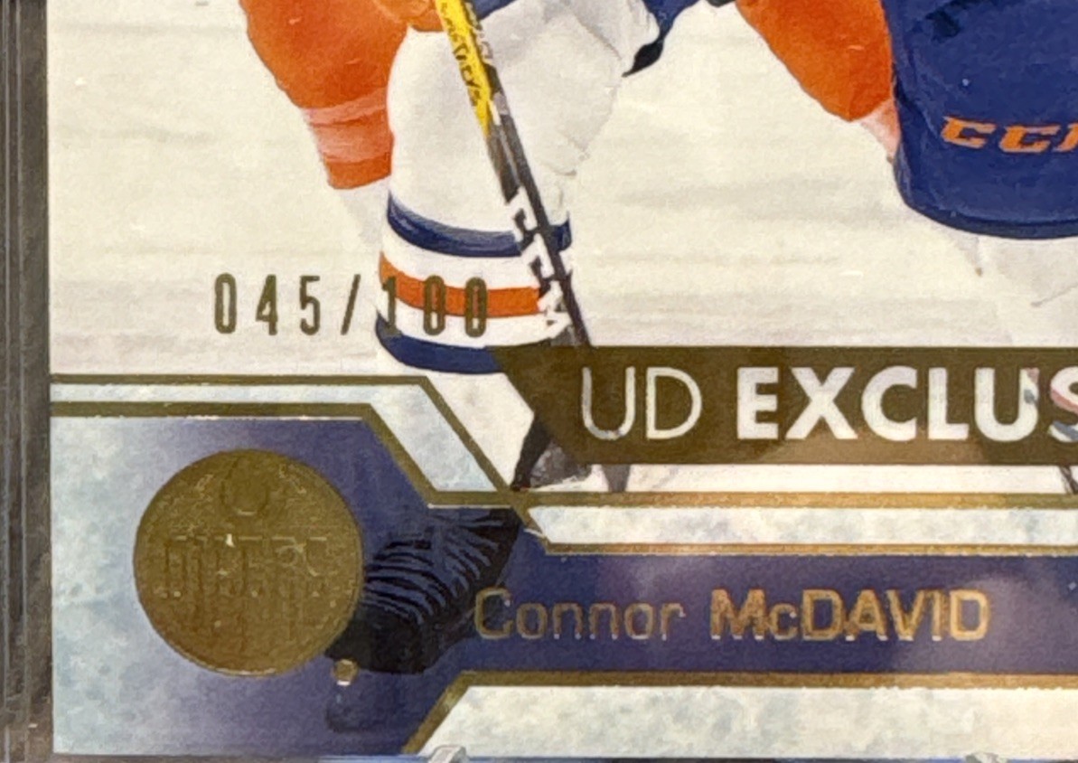 2016-17 Upper Deck Series One – Connor McDavid #75 Exclusives /100 RARE!