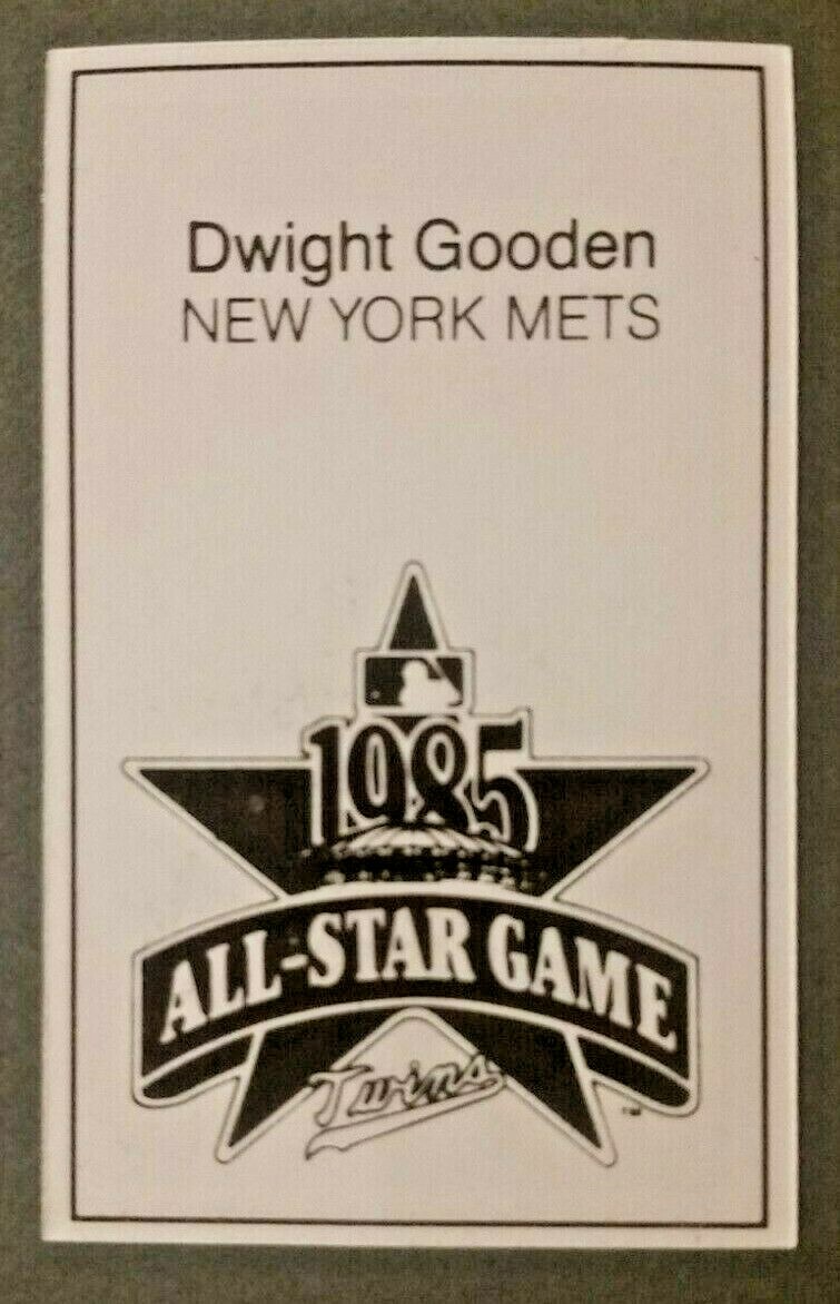 1985 MLB All-Star Game Program Inserts *Pick Your Player* 10+ Items Ship FREE!