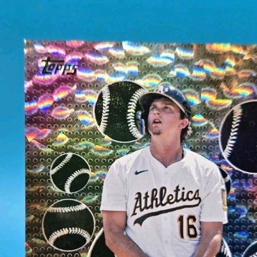 2026 Topps Series 2 Nick Kurtz Titans Of The Game GOLD CRACKLE #d /50. Awesome!