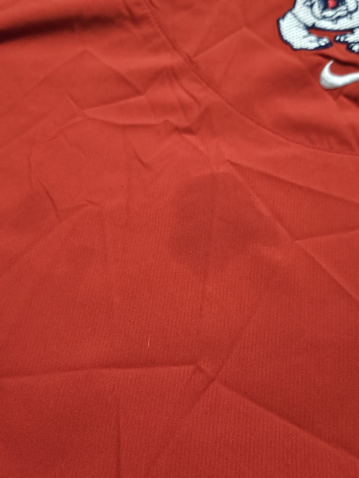 Fresno State Bulldogs Nike Team Center Swoosh Windbreaker Size M Clima-Fit VTG
