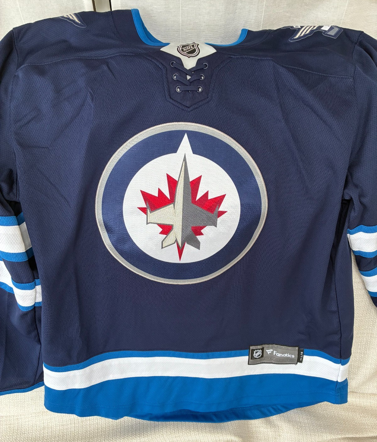 Winnipeg Jets jersey, Men’s Large, worn just once, 2025 Fanatics branded