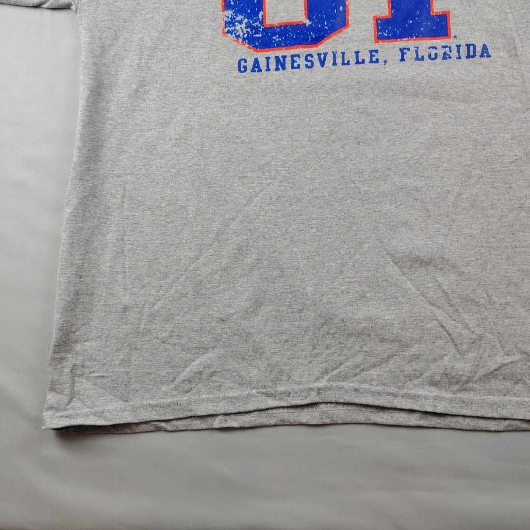 Florida Gators T-Shirt Mens XL Gray Short Sleeve Gildan NCAA Football Logo NWT