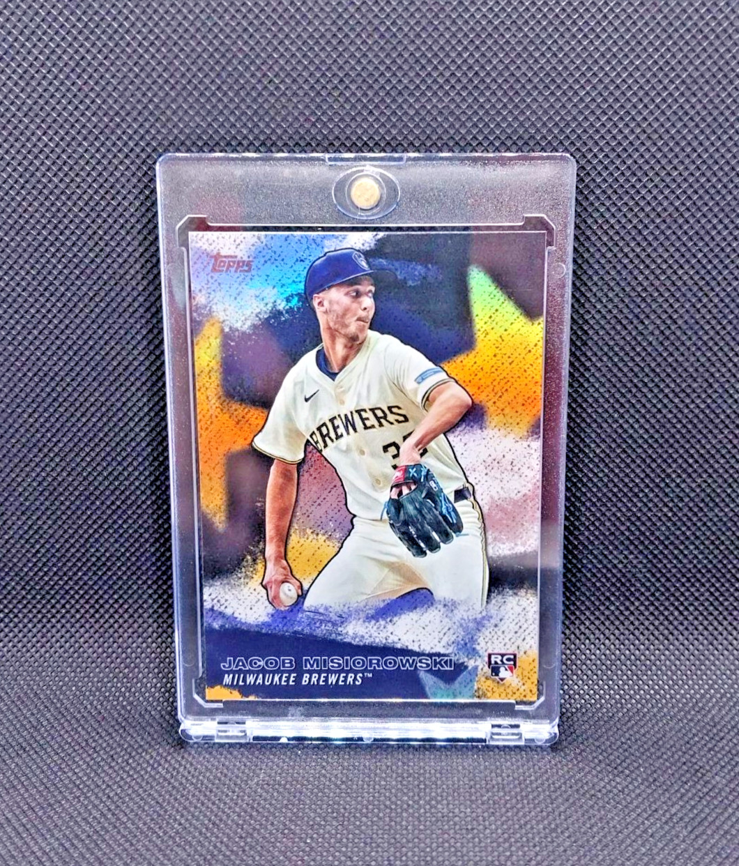SOUGHT AFTER ROOKIE JACOB MISIOROWSKI RAINBOW STARS OF MLB INVESTMENT – Brewers