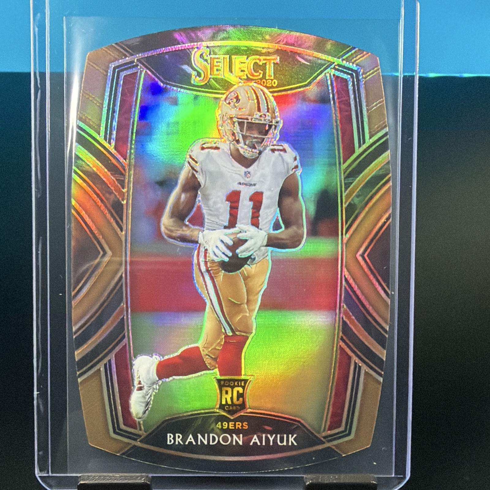 Panini 2020 Select Club Level Brandon Aiyuk RC #266 Copper Prizm Die-Cut /355