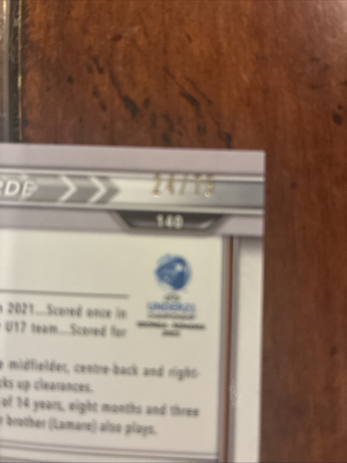 2022-23 Bowman Chrome Road to Uefa Under21 Championship – Melayro Bogarde /75