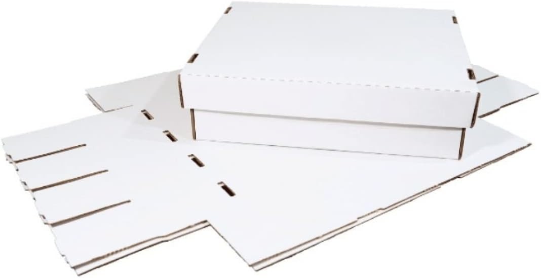 Trading Card Storage Box Set, 2 Durable Boxes with Compartments for Collectibles