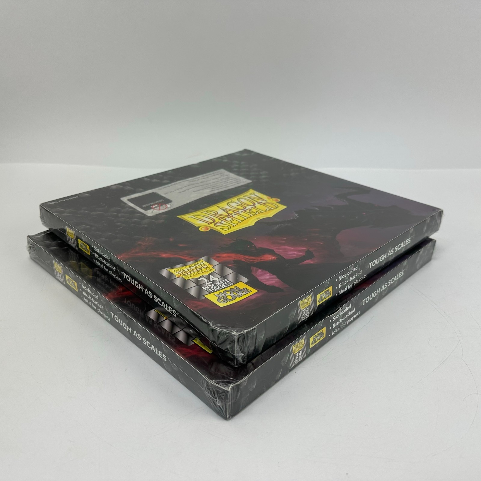 New Sealed Lot of 2 Dragon Shield Side Loader 24 Pocket Card Binder Pages