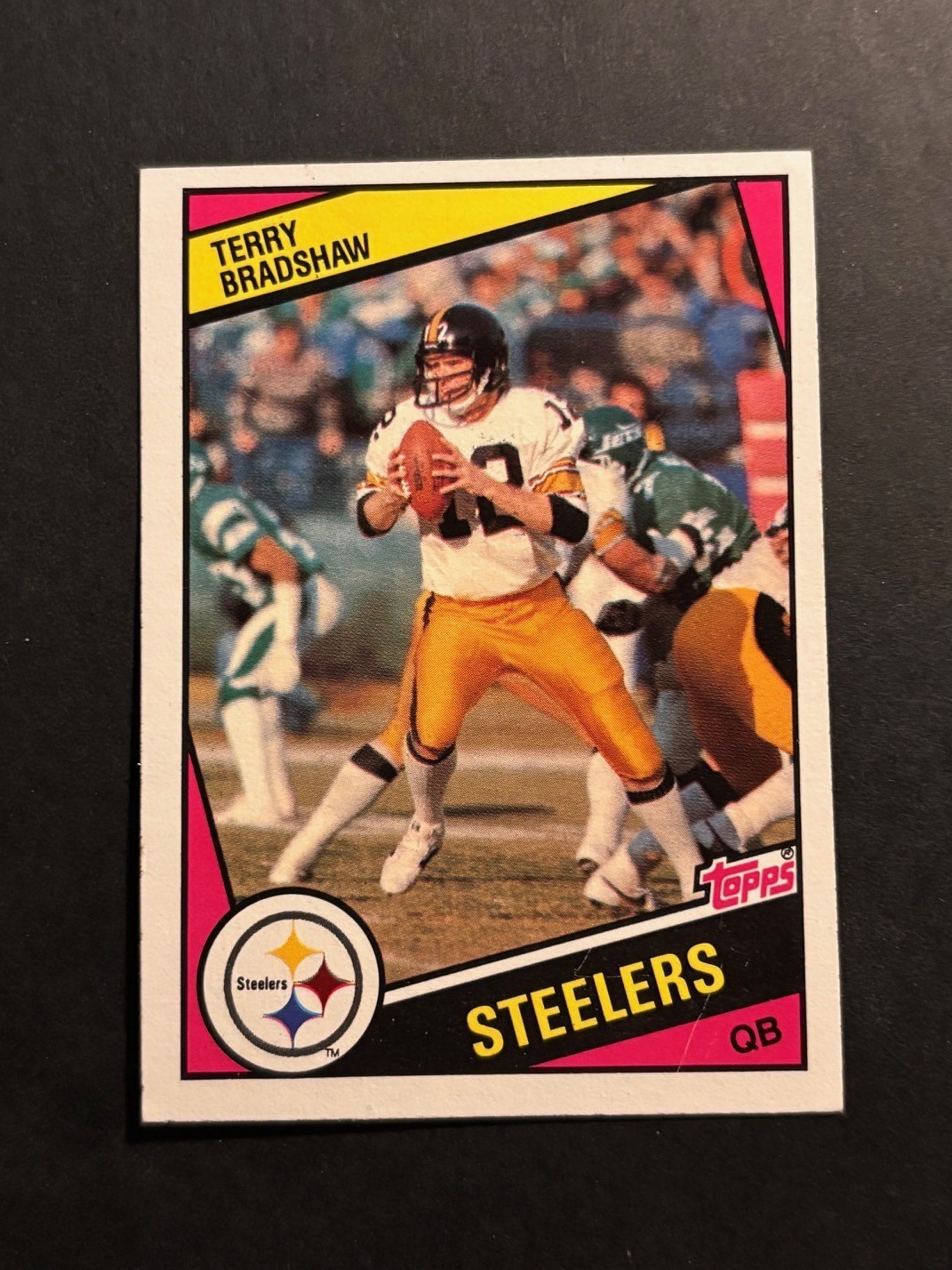 1984 Topps TERRY BRADSHAW #162 Pittsburgh Steelers Louisiana Tech