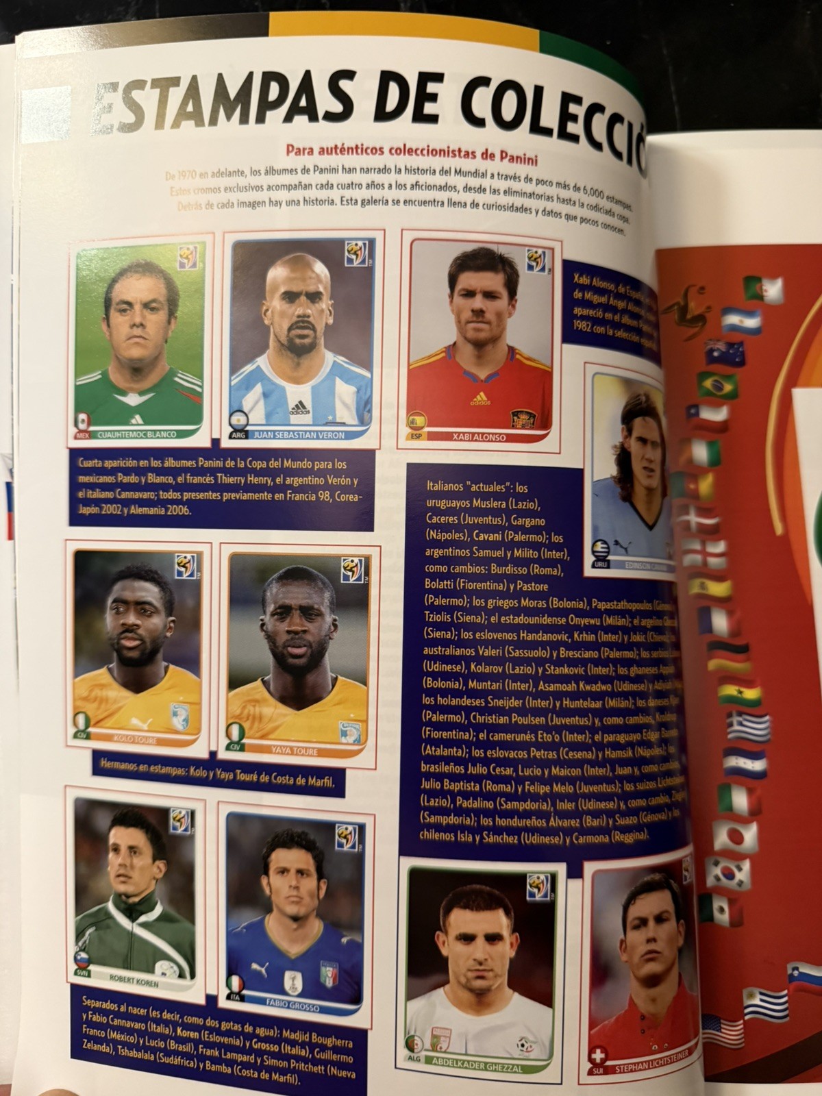 Panini FIFA World Cup South Africa 2010 Book With Printed Stickers Full Set