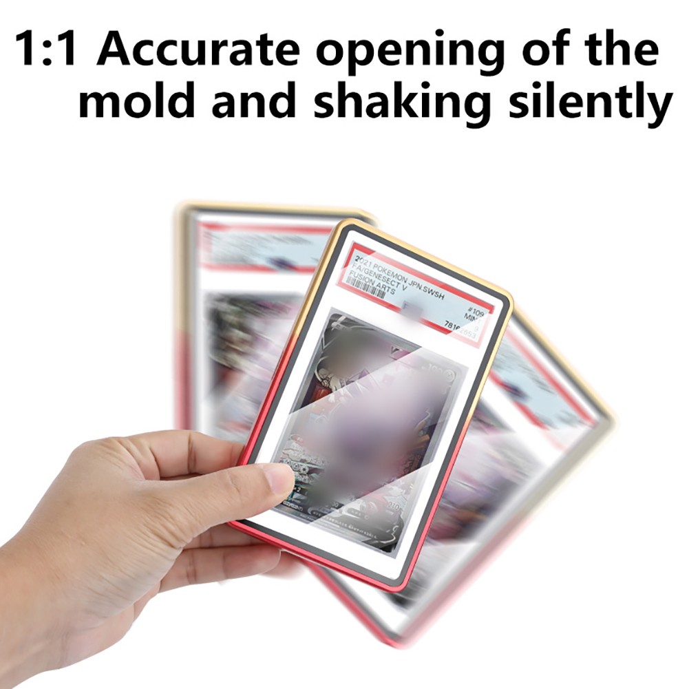 1-20Pcs Magnetic Slab Case Protector For PSA Graded Cards Stackable Metal Bumper