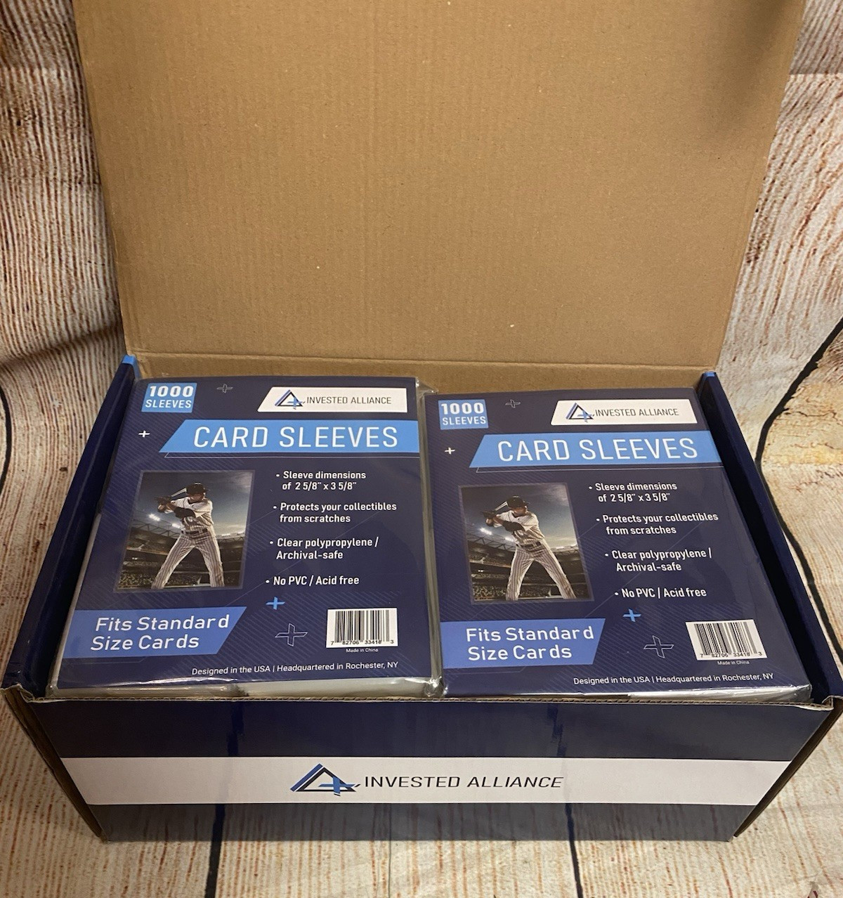 invested alliance 10,000 Bulk Protective Soft TCG Sleeves.