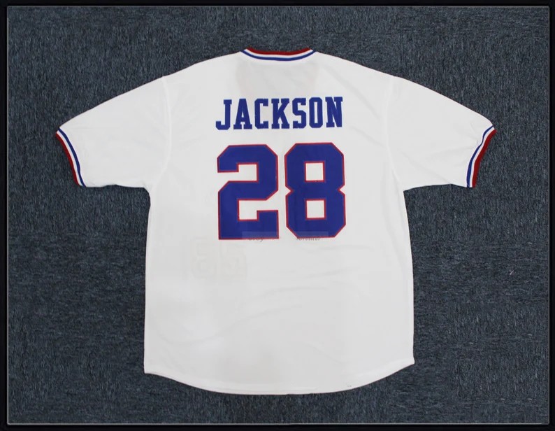 Throwback Bo #28 Baseball Jersey White Memphis Stitched Custom Names
