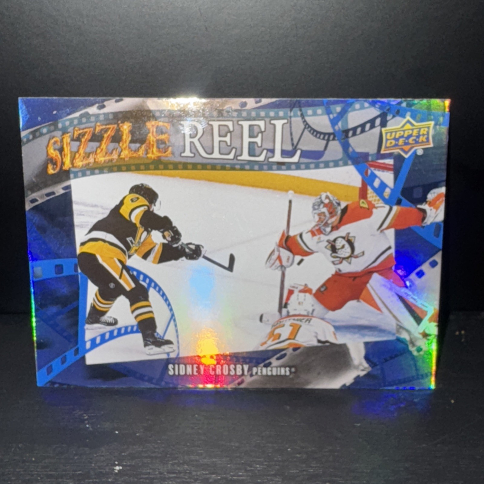 2025-26 Upper Deck Series 1 SR-3 Sidney Crosby Sizzle Reel Pittsburgh Penguins