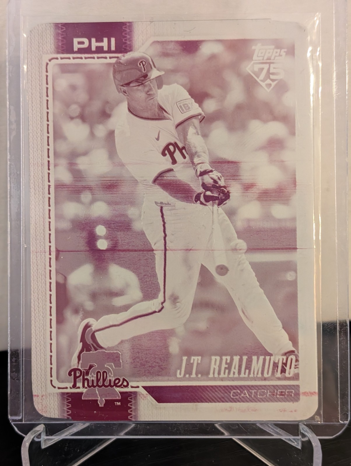 2026 Topps Series 2 – JT Realmuto #363 Magenta Printing Plate 1/1