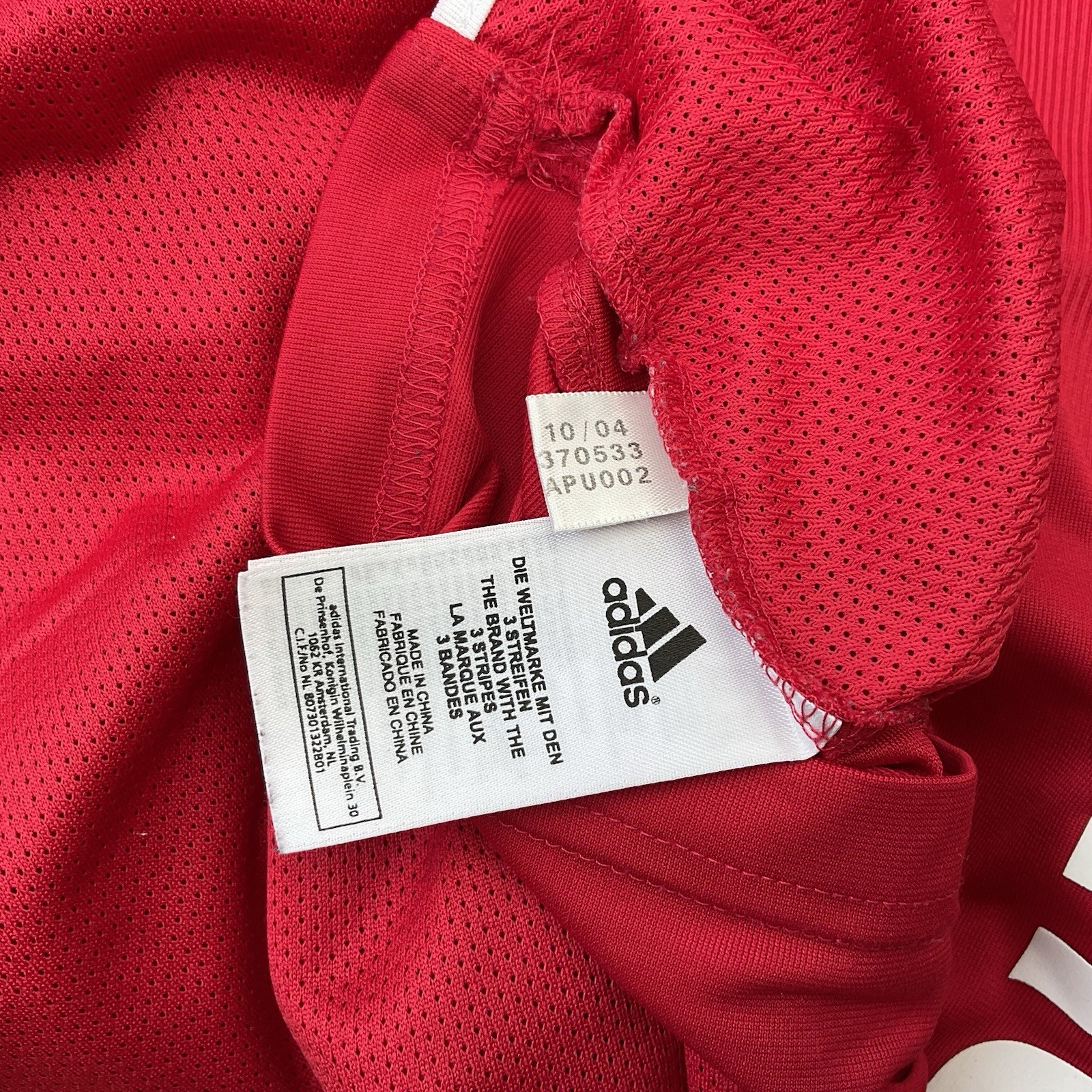 AJAX 2004-05 HOME FOOTBALL SHIRT LARGE ADULT (VERY GOOD) ADIDAS CODE 370533