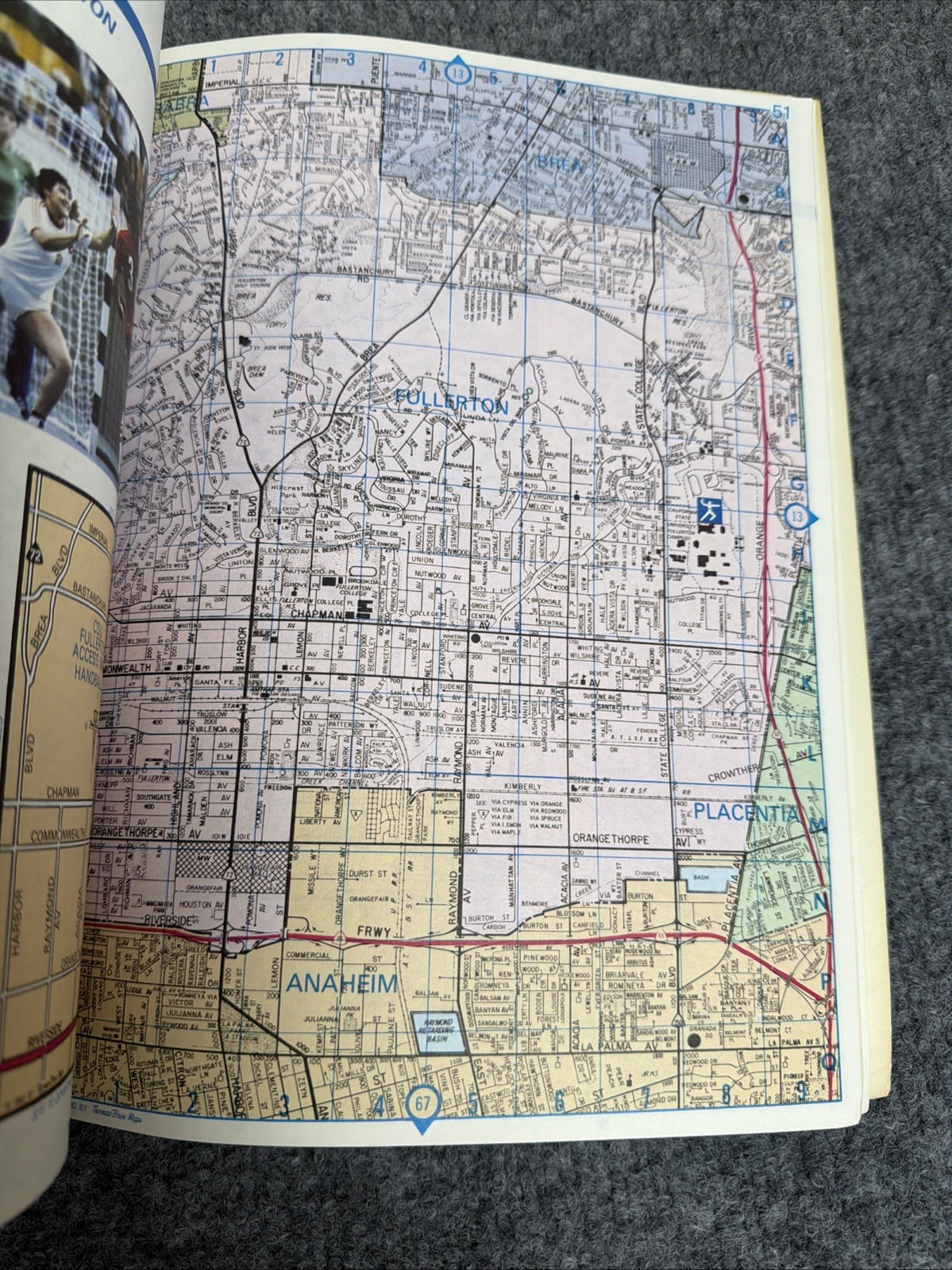 Official Map Book To The LA 1984 Olympic Games , Vintage History