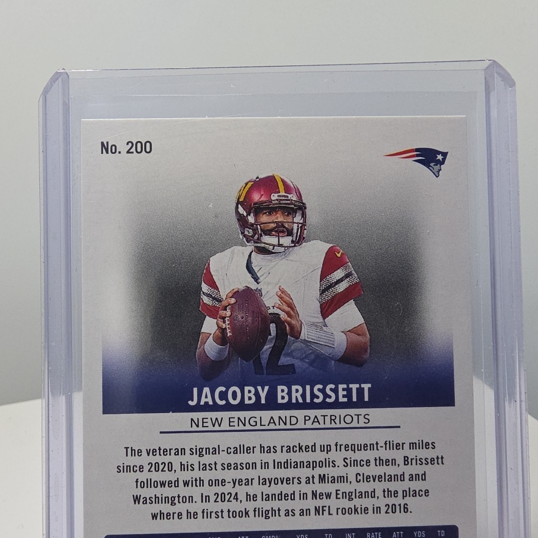 2024 Prestige Jacoby Brissett #200 Xtra Points Hyper New England Patriots QB NFL
