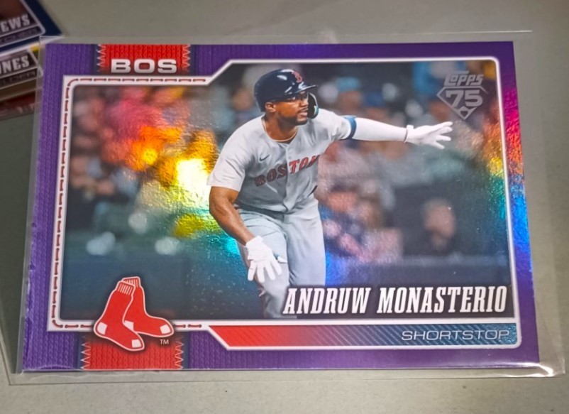 2026 Topps Series 2 Andruw Monasterio Purple Foil Parallel /250